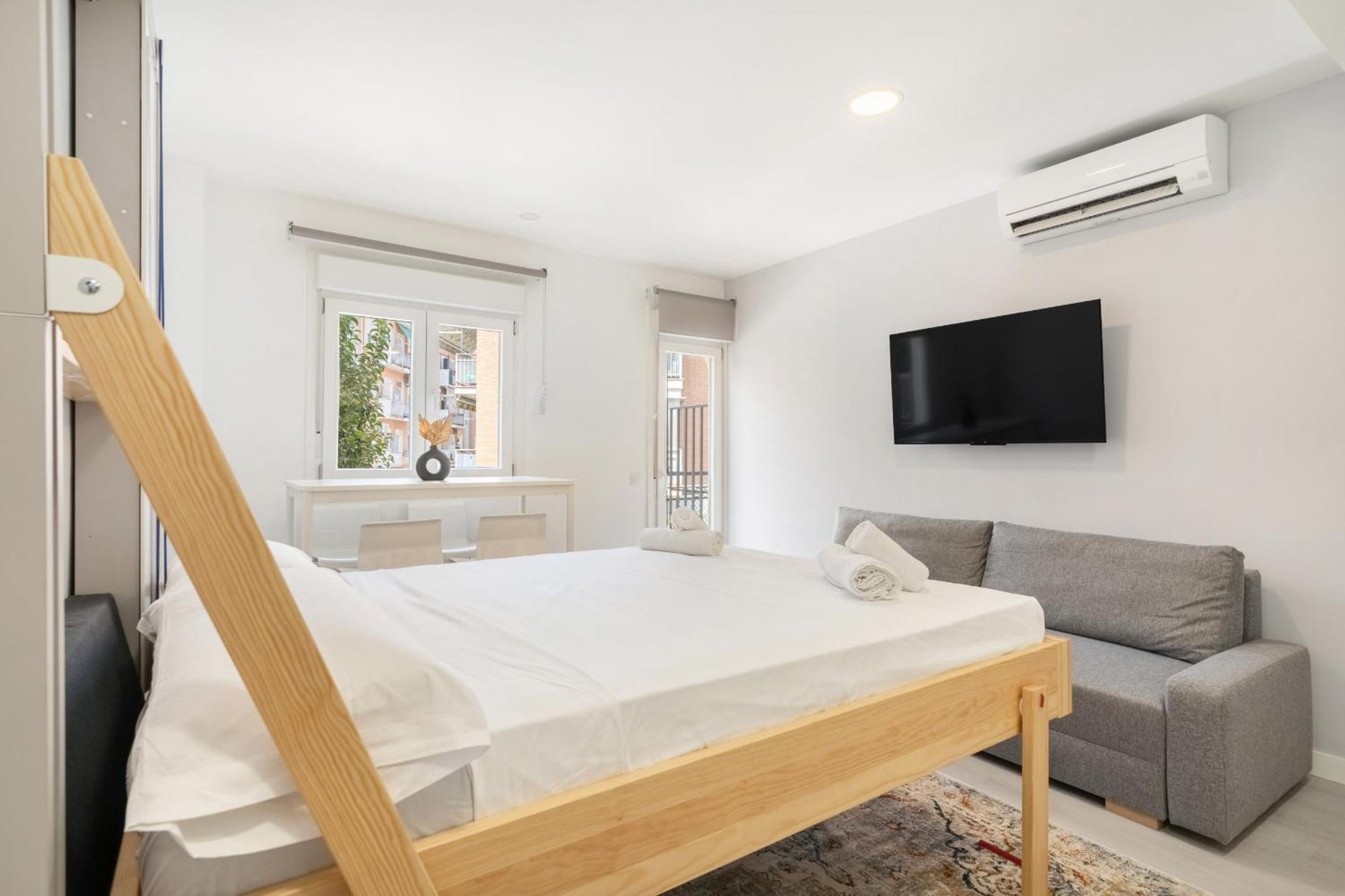 Madrid Riverside Studios Con Parking Incluido Alquiler Temporal Zewnętrze zdjęcie
