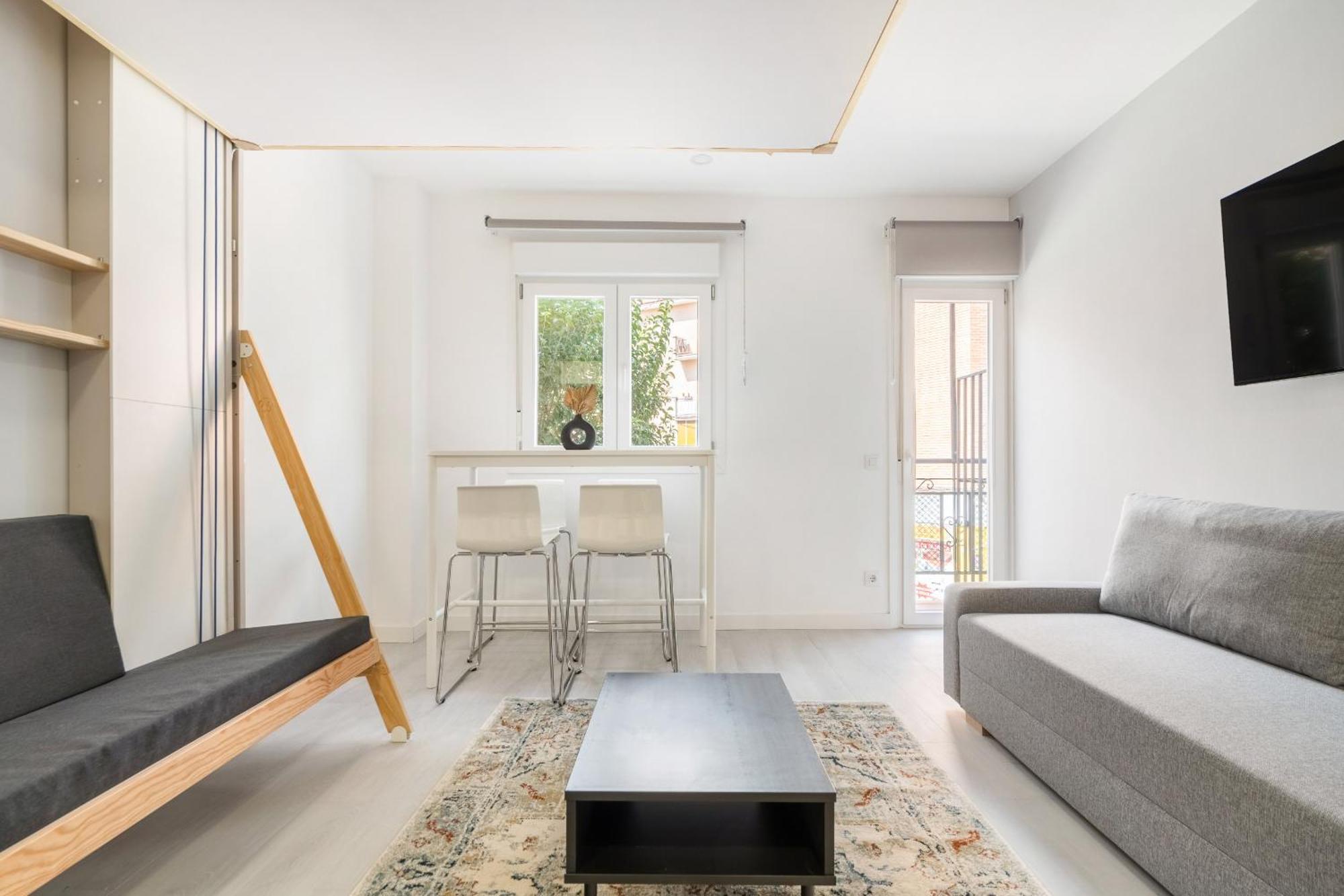 Madrid Riverside Studios Con Parking Incluido Alquiler Temporal Zewnętrze zdjęcie