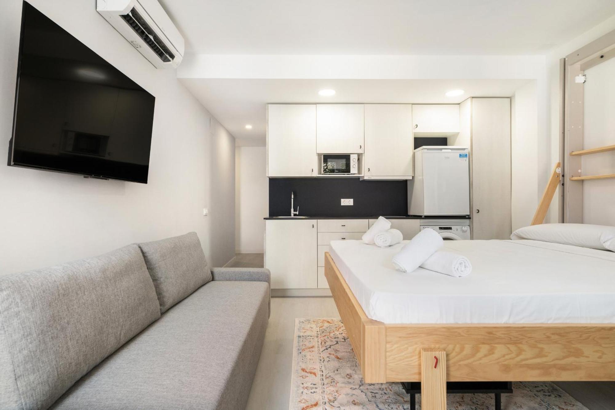 Madrid Riverside Studios Con Parking Incluido Alquiler Temporal Zewnętrze zdjęcie